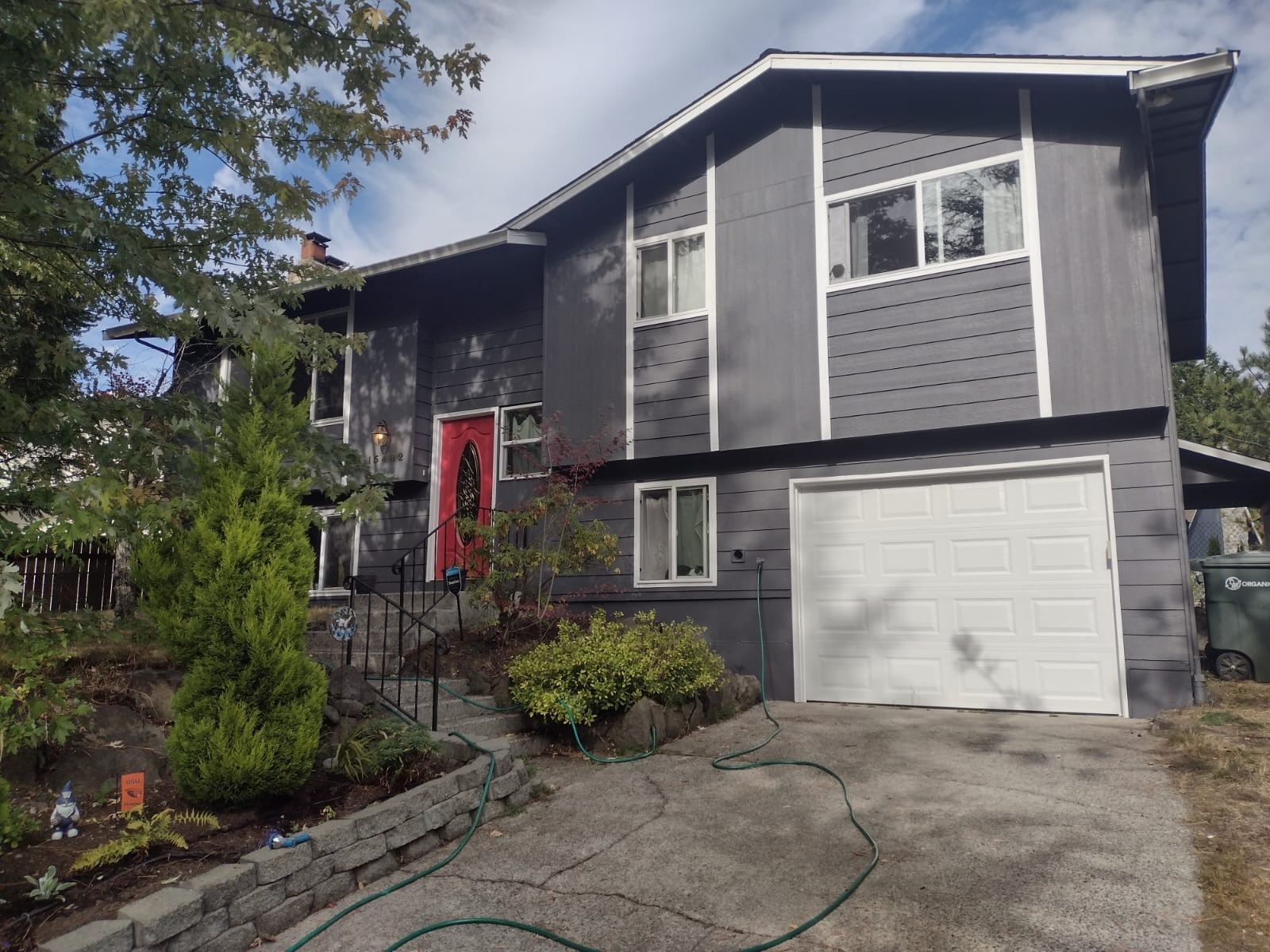 Residential exterior painting project