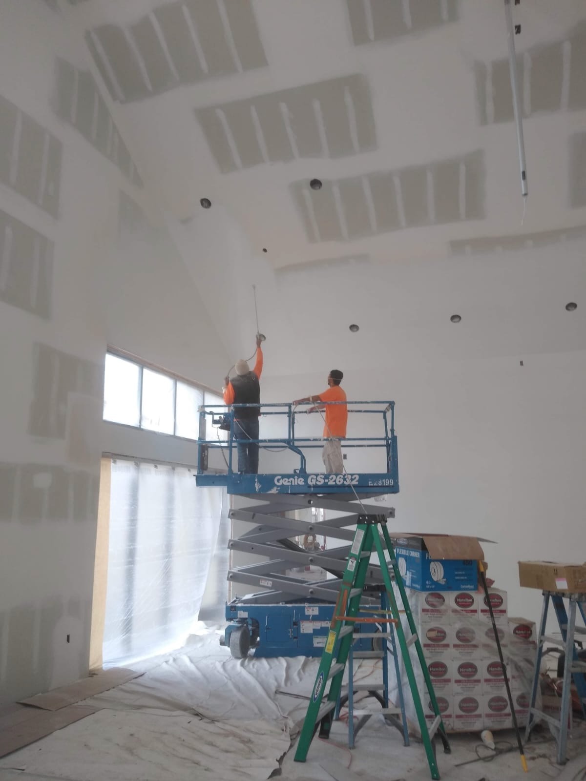 Drywall repair and preparation